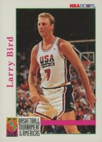 1992 Hoops #337 Larry Bird USA Basketball Card