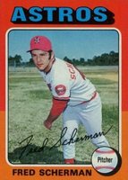 1975 Topps #252 Fred Scherman Baseball Card