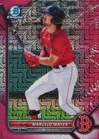 2022 Bowman Mega Box Chrome #126 Marcelo Mayer Pink Refractor Baseball Card