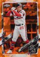 2021 Topps Chrome Update Sapphire Edition #312 Andrew Vaughn Orange Baseball Card
