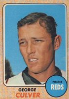 1968 Topps #319 George Culver Baseball Card