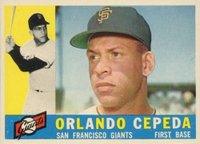 1960 Topps #450 Orlando Cepeda Baseball Card