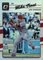 2017 Panini Donruss Optic #107 Mike Trout Holo Baseball Card