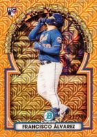 2023 Bowman Mega Box Chrome ROY Favorites #2 Francisco Alvarez Orange Baseball Card
