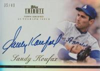 2012 Topps Tribute Autographs #SK Sandy Koufax Baseball Card
