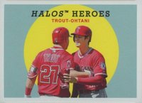 2018 Topps Archives #303 Mike Trout/Shohei Ohtani Baseball Card