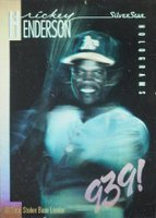 1991 Silver Star Holograms # Rickey Henderson Baseball Card