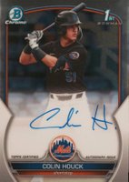 2023 Bowman Draft Chrome Prospect Autograph #CDACH Colin Houck Baseball Card