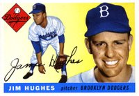 1955 Topps #51 Jim Hughes Baseball Card