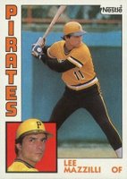 1984 Topps Nestle Hand Cut #225 Lee Mazzilli Baseball Card