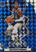 2021 Panini Mosaic #268 Jonathan Kuminga Blue Mosaic Basketball Card