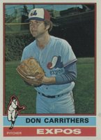 1976 Topps #312 Don Carrithers Baseball Card