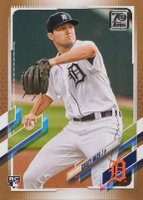 2021 Topps #321 Casey Mize Gold Baseball Card