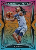 2023 Panini Obsidian #167 Ja Morant Electric Etch Neon Flood Basketball Card