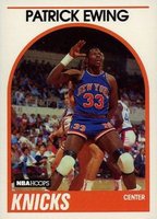1989 Hoops #80 Patrick Ewing Basketball Card