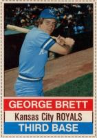 1976 Hostess #114 George Brett Hand Cut Baseball Card