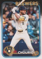 2024 Topps Complete Set #698 Jackson Chourio Baseball Card
