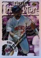 1996 Finest #79 Kirby Puckett Refractor w/Coating Baseball Card