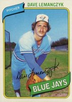 1980 Topps #124 Dave Lemanczyk Baseball Card