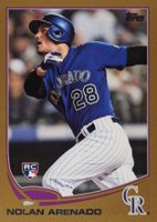 2013 Topps Update #US259 Nolan Arenado Gold Baseball Card