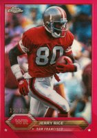 2023 Topps Composite #17 Jerry Rice Magenta Refractor Football Card