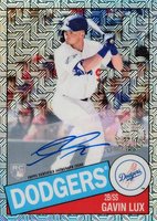 2020 Topps Update Silver Pack 1985 Chrome Promo #CPC23 Gavin Lux Autograph Baseball Card