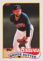 1989 Topps #11 Bruce Sutter Baseball Card