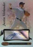 2007 Bowman's Best #43 Justin Verlander Autograph Baseball Card