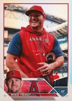 2023 Topps Chrome #27 Mike Trout SP Baseball Card
