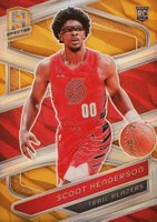 2023 Panini Spectra #142 Scoot Henderson Gold Basketball Card