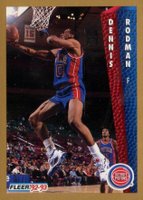 1992 Fleer #66 Dennis Rodman Basketball Card