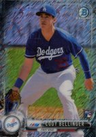 2017 Bowman Chrome Mini #27 Cody Bellinger Bowman Chrome Rookies-Black Shimmer Refractor Baseball Card