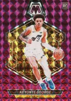 2023 Panini Mosaic #222 Keyonte George Purple Basketball Card