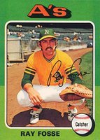 1975 Topps #486 Ray Fosse Baseball Card