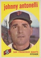 1959 Topps #377 Johnny Antonelli Baseball Card