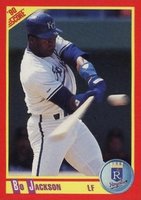 1990 Score #280 Bo Jackson Correct-Wathan Baseball Card