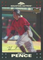 2007 Topps Update Chrome #TRC12 Hunter Pence Refractor Baseball Card