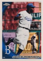 2010 Topps Chrome Wrapper Redemption #224 Jackie Robinson Refractor Baseball Card