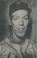 1947 Bond Bread Exhibit # Buddy Kerr Baseball Card