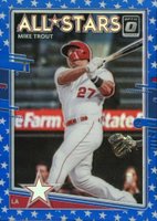 2020 Panini Donruss Optic #197 Mike Trout Spirit of '76 Baseball Card