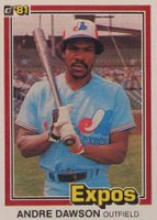 1981 Donruss #212 Andre Dawson Baseball Card
