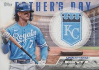 2023 Topps Father's Day Commemorative Team Patch #FDBW Bobby Witt Jr. Baseball Card