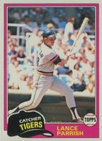 1981 Topps #392 Lance Parrish Baseball Card