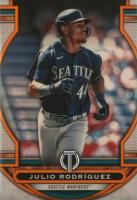 2023 Topps Tribute #10 Julio Rodriguez Orange Baseball Card