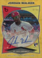 2023 Topps Brooklyn Collection Autograph #JW Jordan Walker Gold Baseball Card