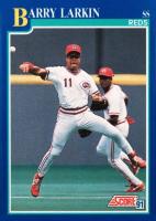 1991 Score #505 Barry Larkin Baseball Card