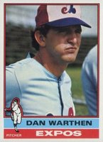 1976 Topps #374 Dan Warthen Baseball Card