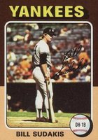 1975 Topps #291 Bill Sudakis Baseball Card