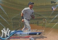 2018 Topps Update #US191 Gleyber Torres Gold Baseball Card