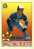 1989 O-Pee-Chee Stickers #10/139/299 Tony Fernandez/Jeff Treadway/Carlton Fisk Baseball Card